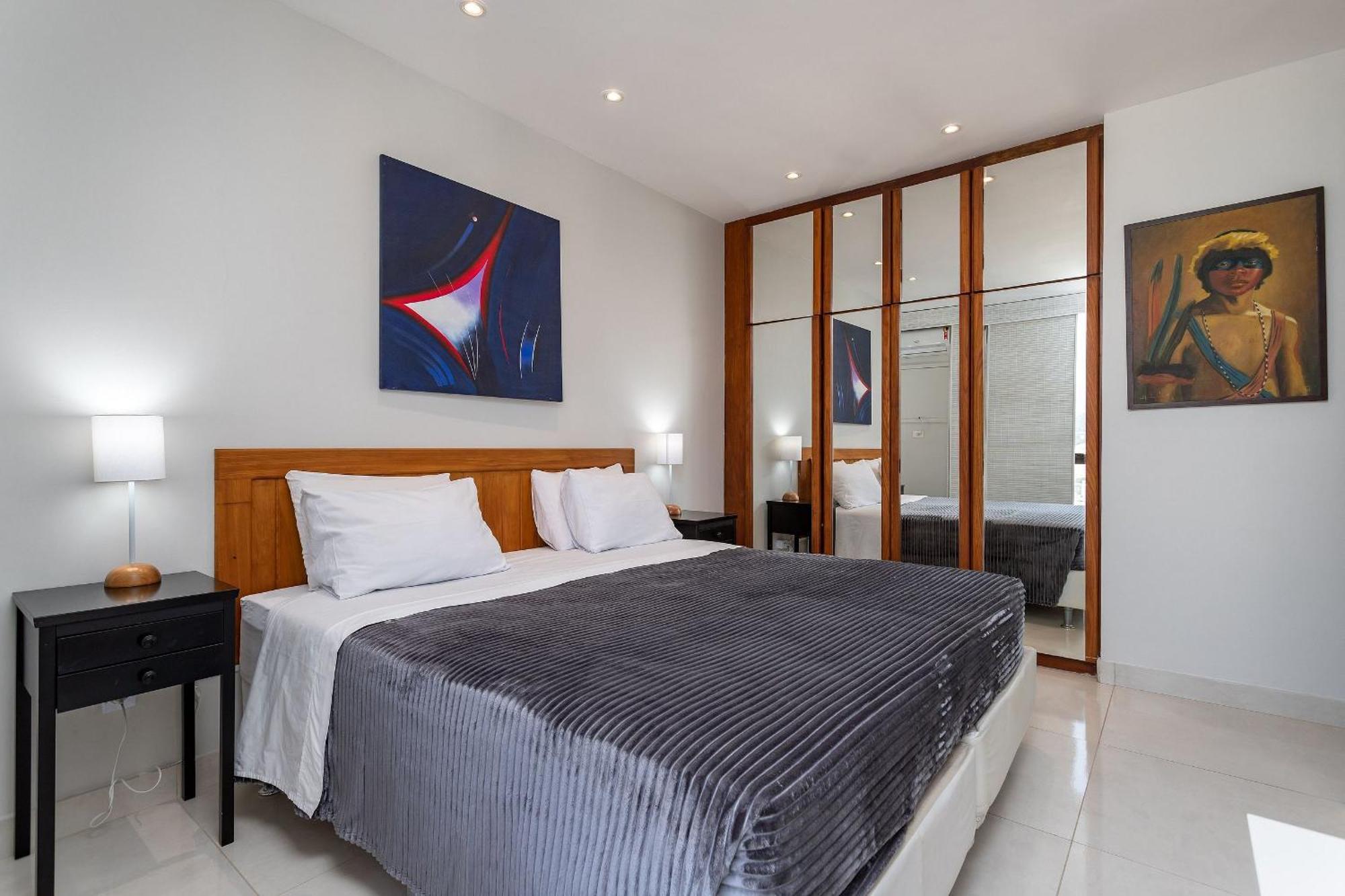 Apartamento A 150 Metros Da Do Leblon Com Academia, Arrumacao Diaria, Vista Mar E Vista O Cristo Río de Janeiro