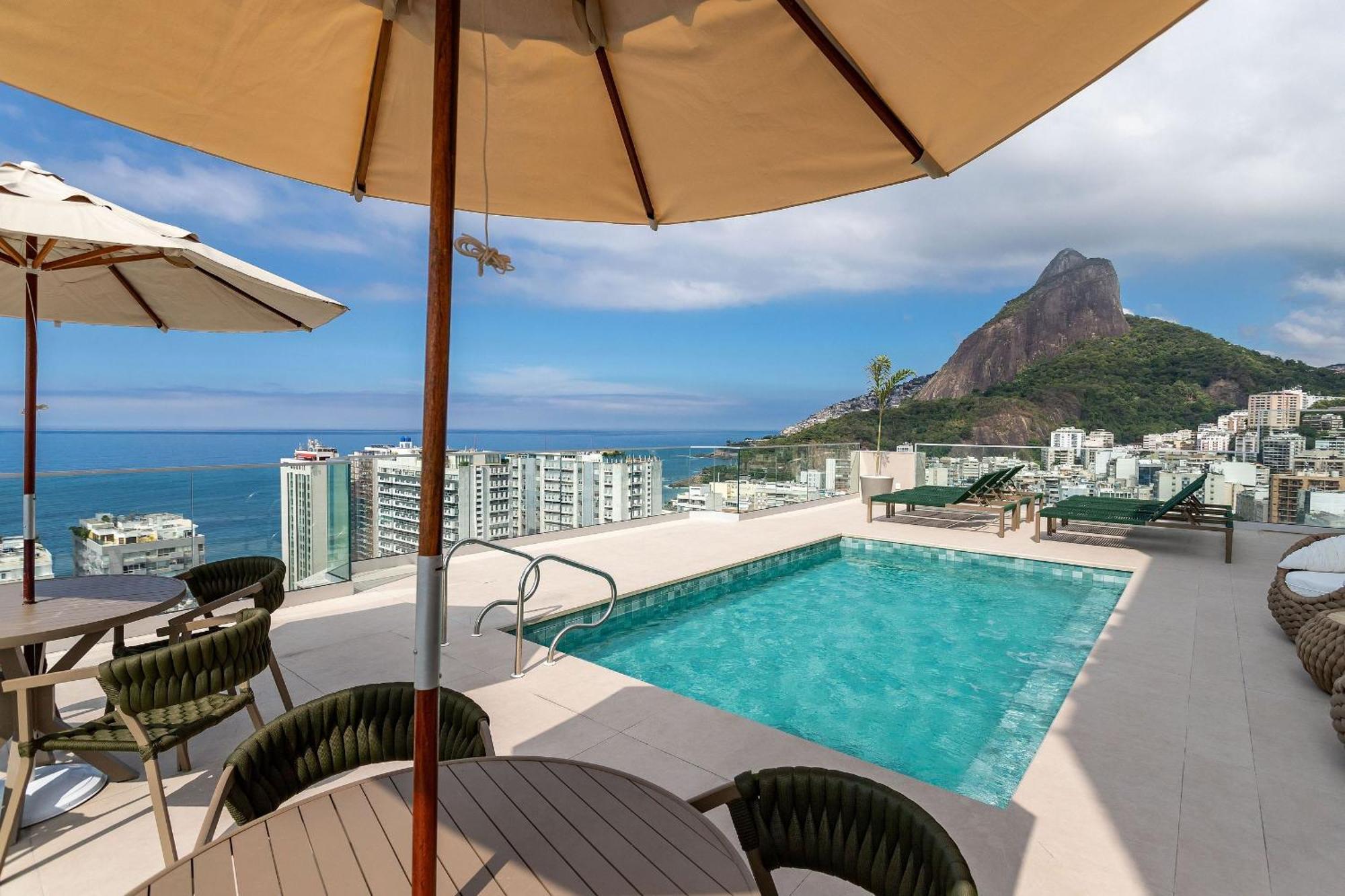 A 150 Metros Da Do Leblon Com Academia, Arrumacao Diaria, Vista Mar E Vista O Cristo Apartamento *