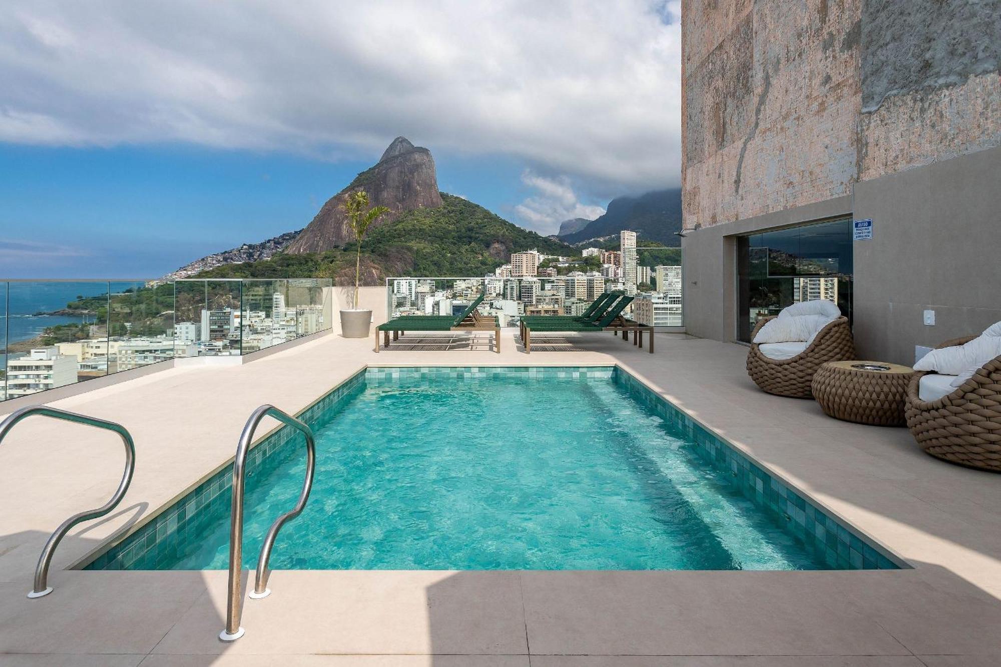 Apartamento A 150 Metros Da Do Leblon Com Academia, Arrumacao Diaria, Vista Mar E Vista O Cristo Río de Janeiro